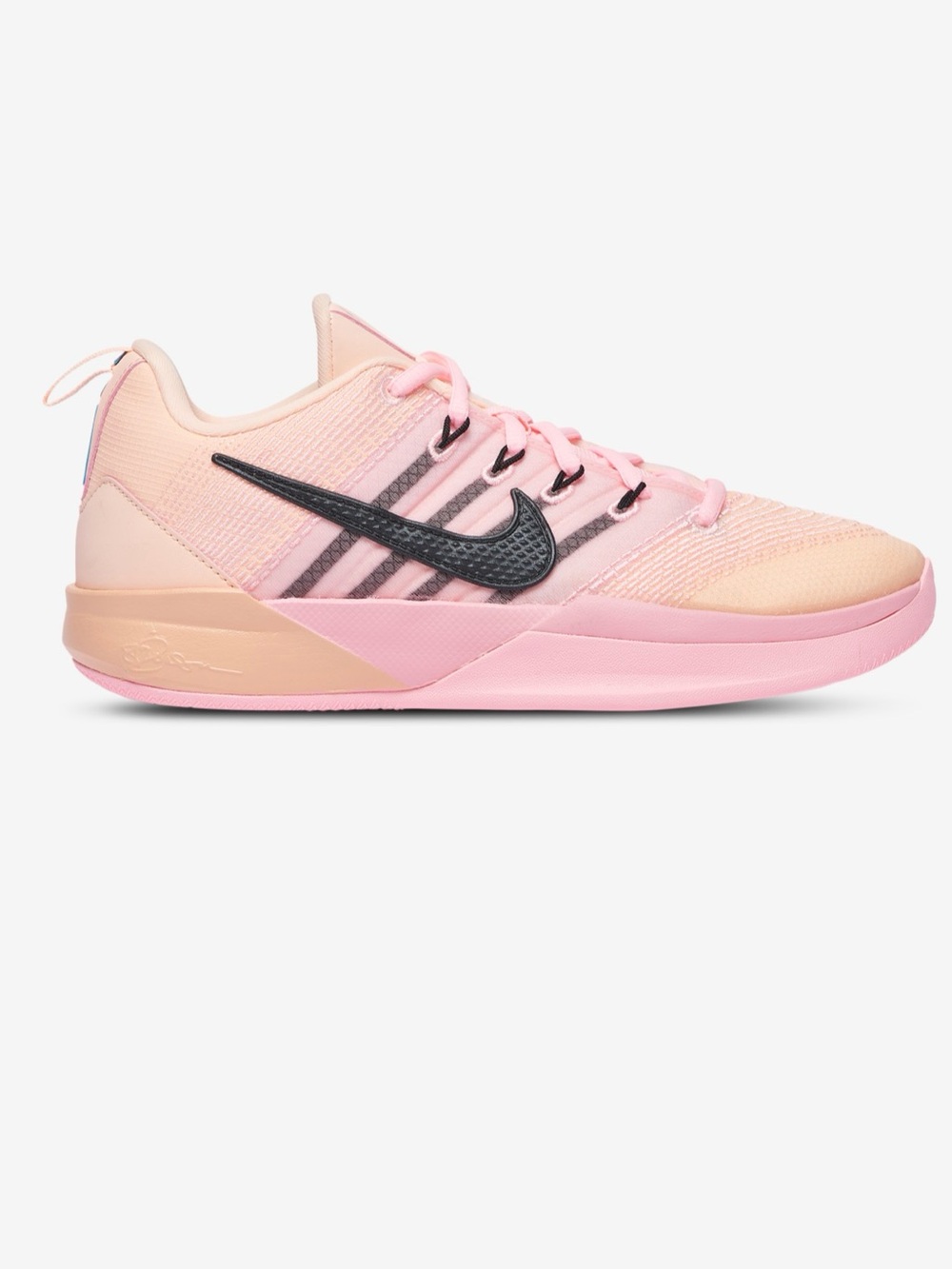 Nike Women's Pink and Peach Low-Top Sneakers